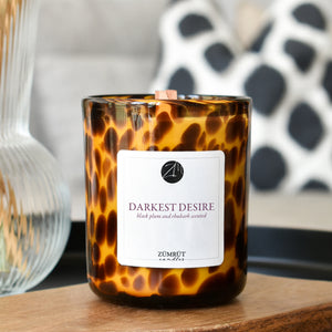 Leopard Candle