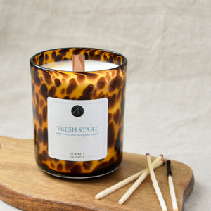 Leopard Candle