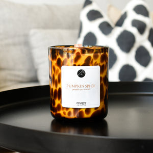 Leopard Candle