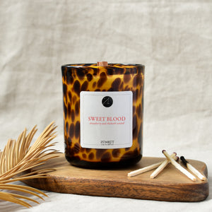 Leopard Candle