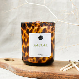 Leopard Candle